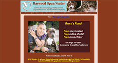 Desktop Screenshot of haywoodspayneuter.org